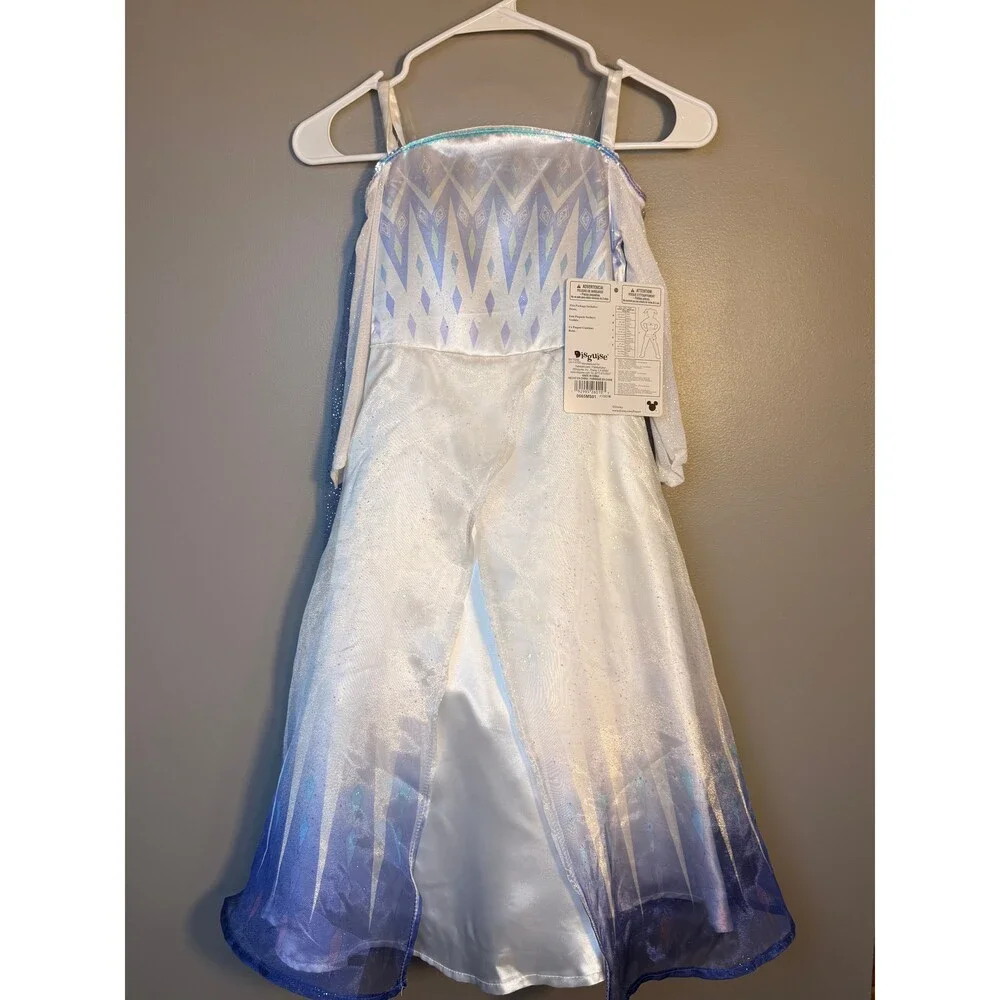 Disney Frozen Snow Queen Elsa Prestige Costume Dress NWT Girls XS 3T-4T
